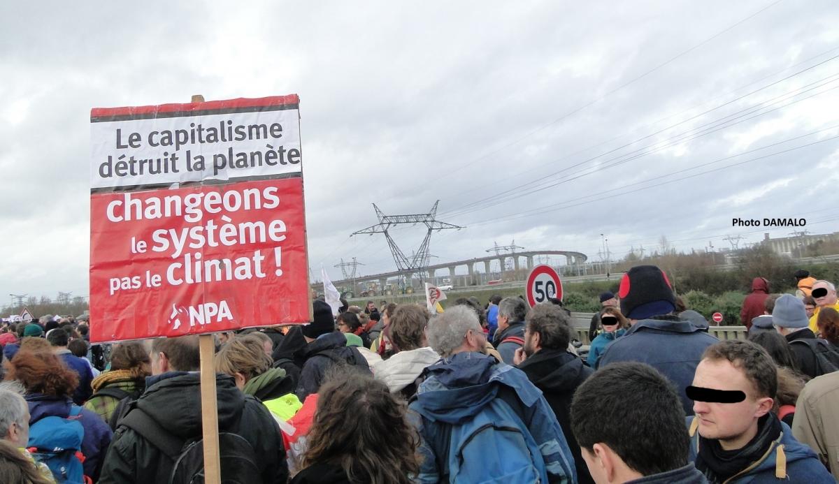 manifestation-blocage du pont de Cheviré