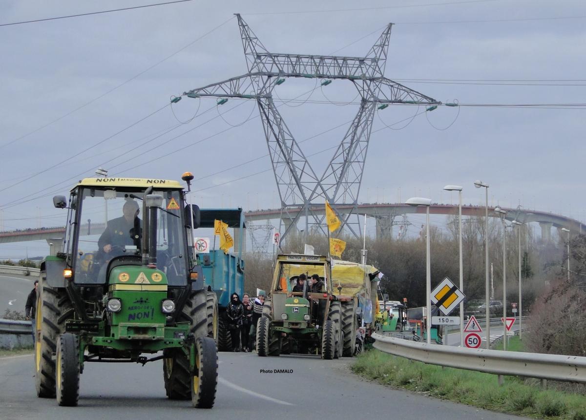 Blocage du Pont de Cheviré