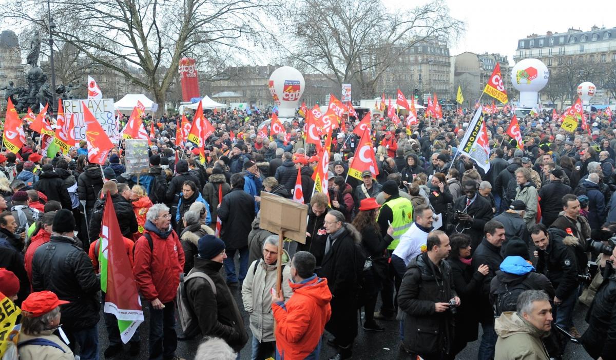 Rassemblement de solidarité contre la condamnation des 8 de Goodyear