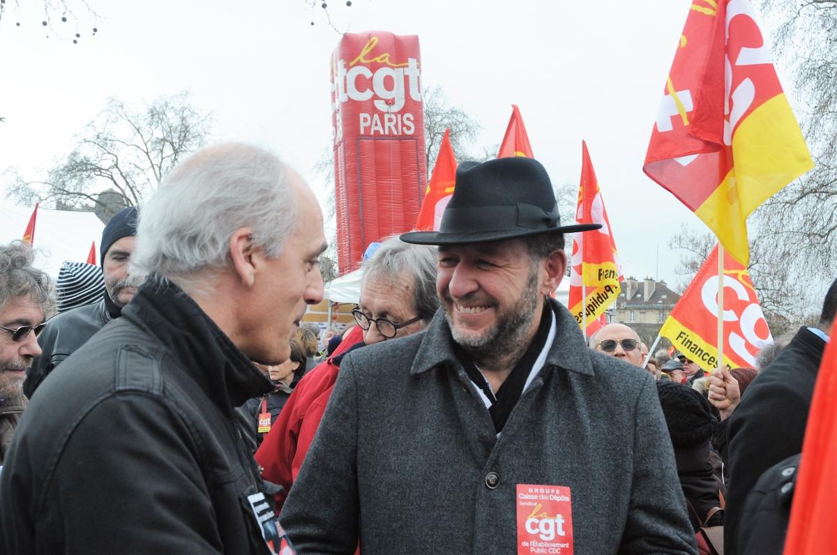 Philippe Poutou au Rassemblement de solidarité contre la condamnation des 8 de Goodyear