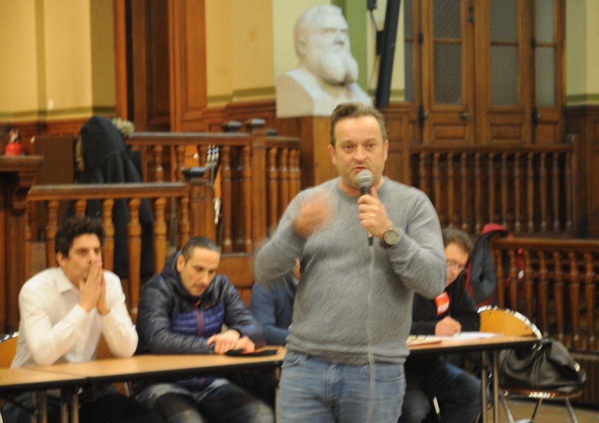 Mickaël Wamen ex-responsable Cgt du site d'Amiens Goodyear