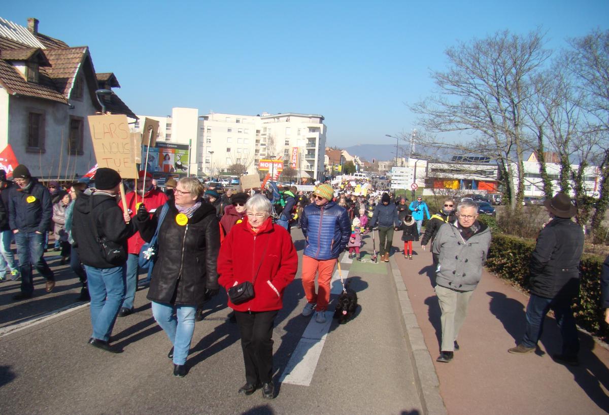 Cortège de manifestants