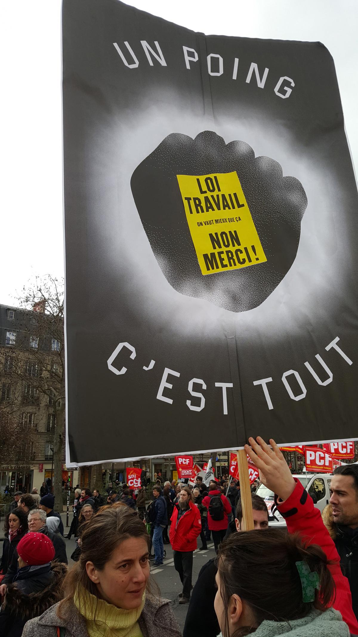 Manifestation contre l'austérité