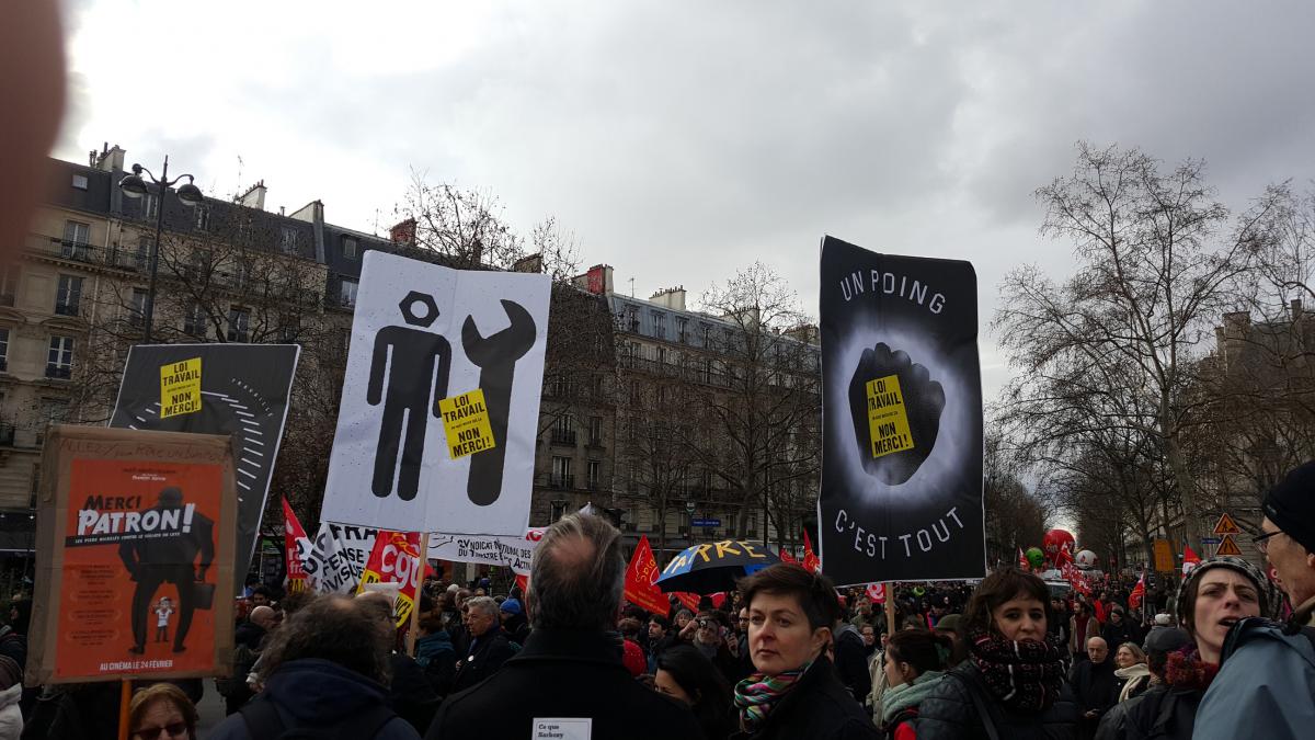 Manifestation contre l'austérité