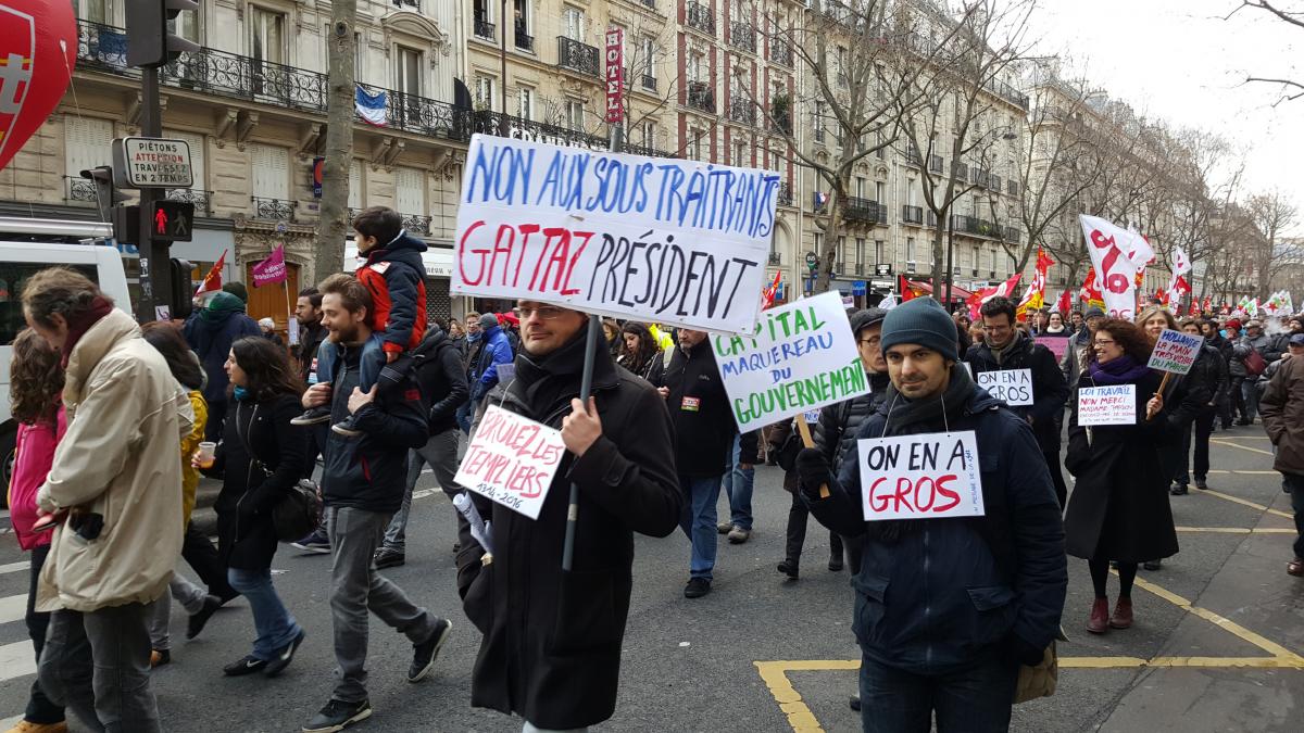 Manifestation contre l'austérité