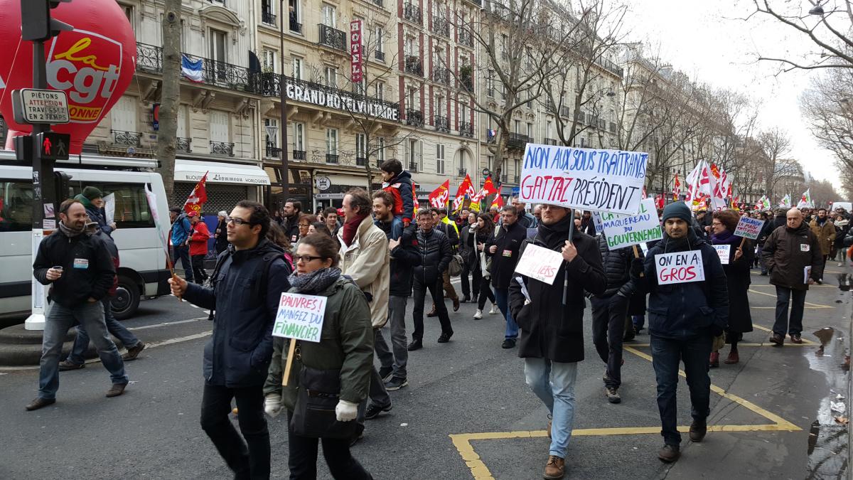 Manifestation contre l'austérité