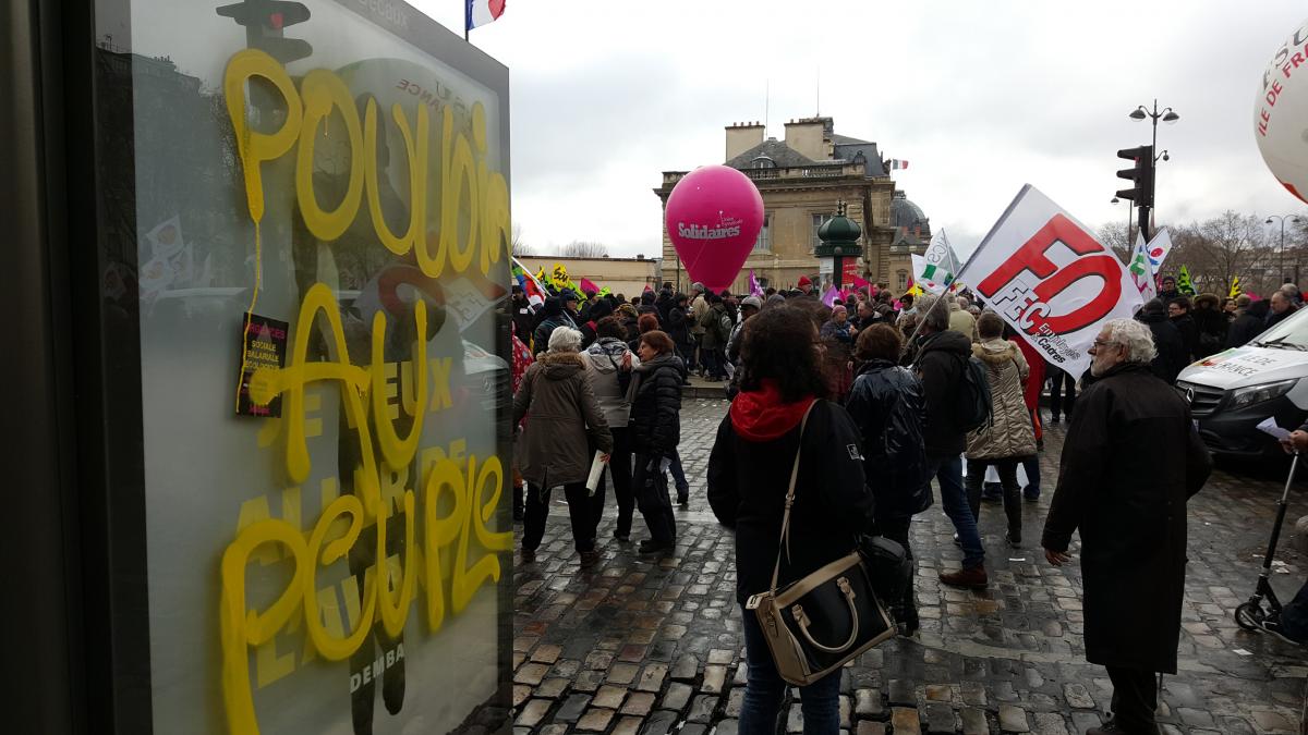 Manifestation contre l'austérité