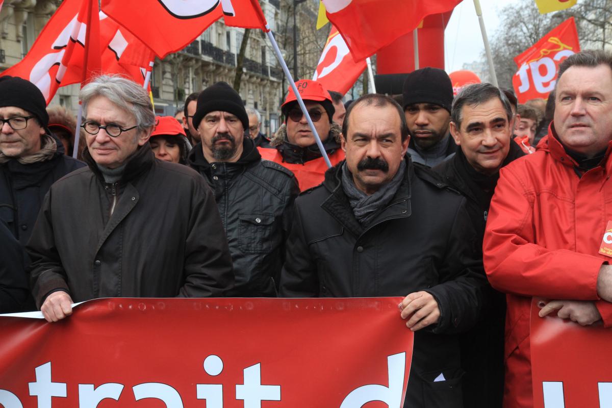 Jean-Claude Mailly et Philippe Martinez