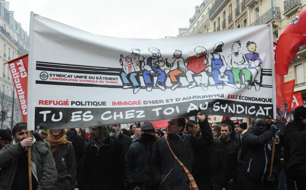 Banderole Cnt Syndicat unifié du Batîment