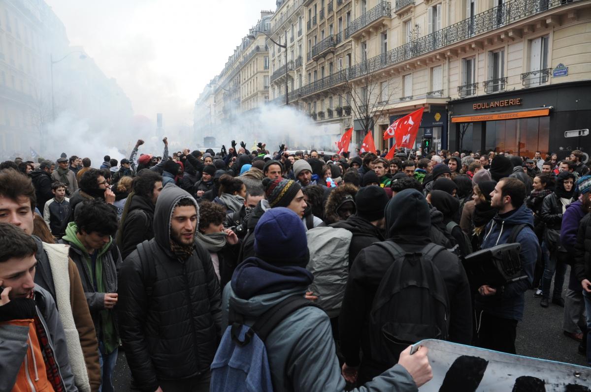 Lycéens Etudiants contre la loi Travail