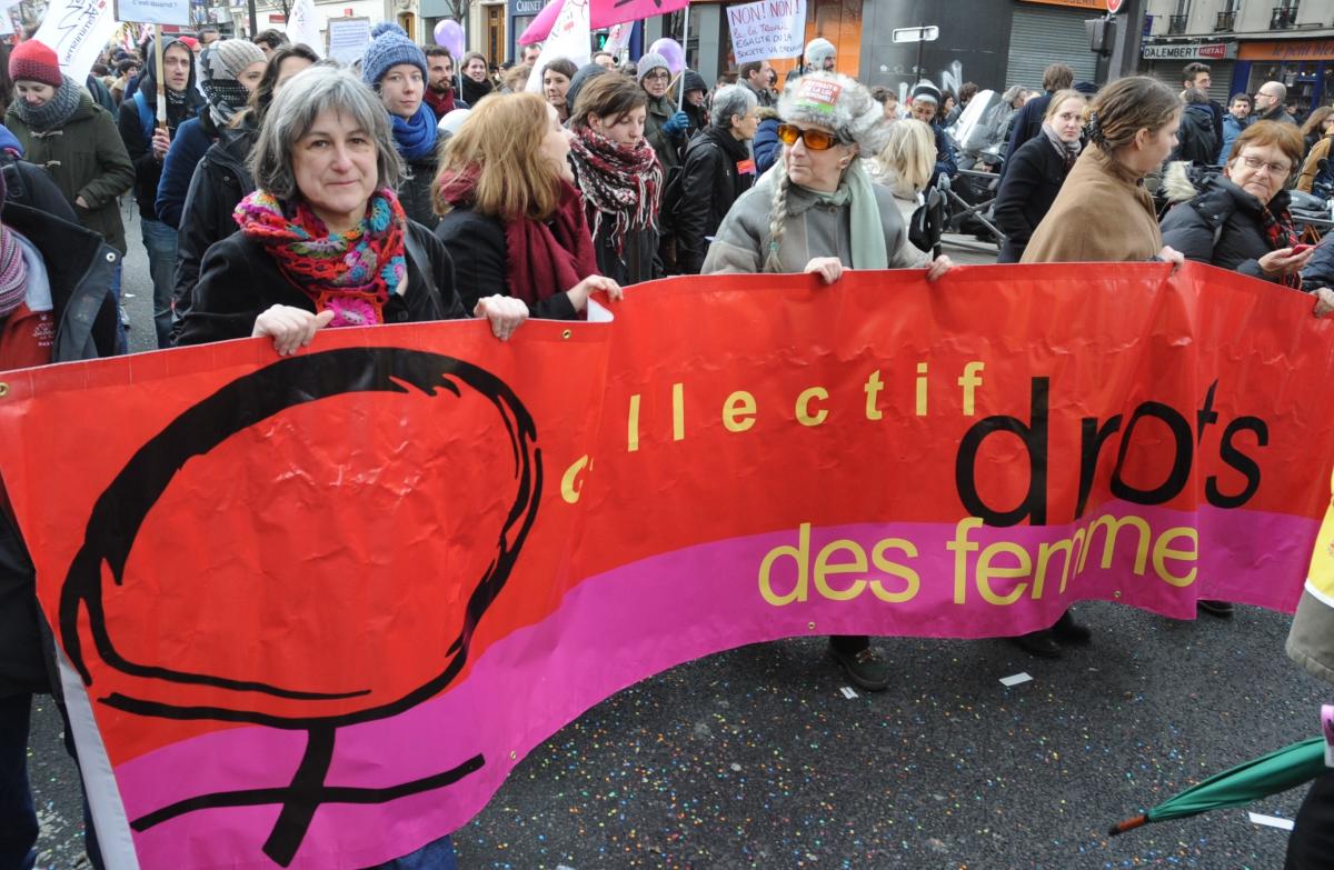 Collectif droits des Femmes contre le projet de loi El'Khomri de réforme du code du travail Paris