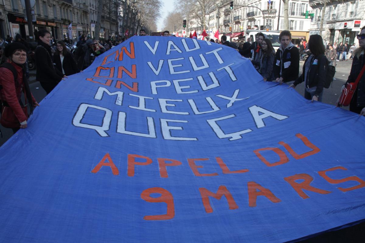 On vaut On peut On veut mieux que ça Appel du 9 mars