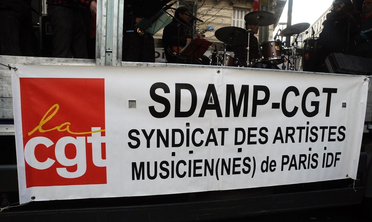 Sdamp -Cgt syndicat des artistes musiciens de Paris Idf