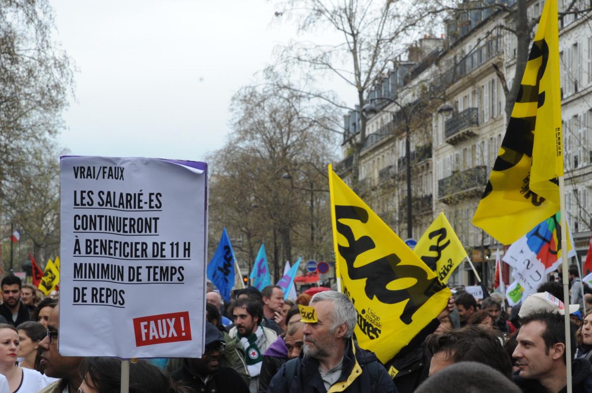 Syndicat SUD contre le projet de loi El'Khomri de réforme du code du travail