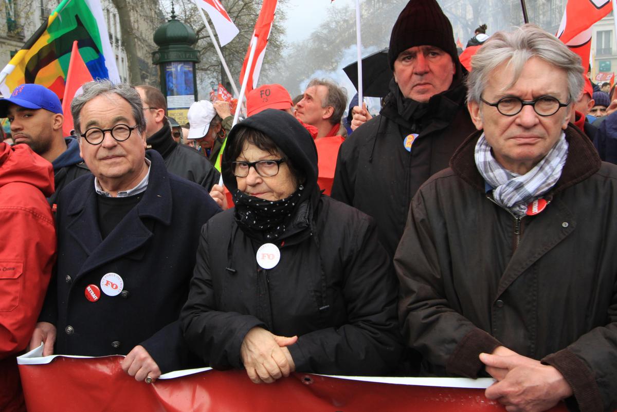 Responsables FO avec Jean-Claude Mailly