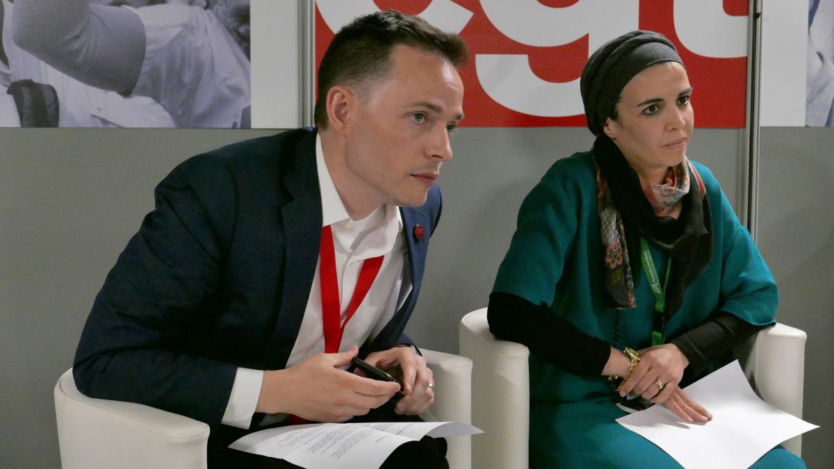 Nicholas Allen et Amel Ketfi