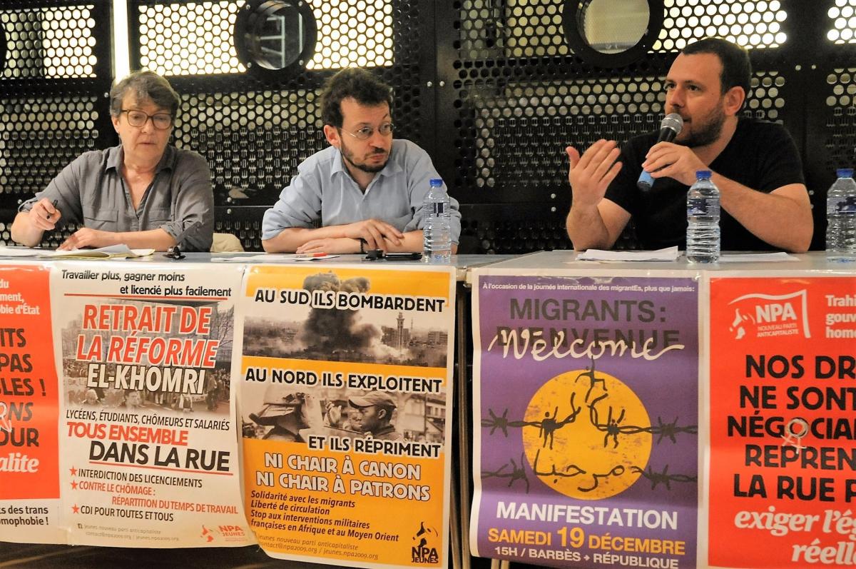 Tables ronde sur les migrants Intervention du camarade Grec de l'Unité Populaire Vangelis Goulas