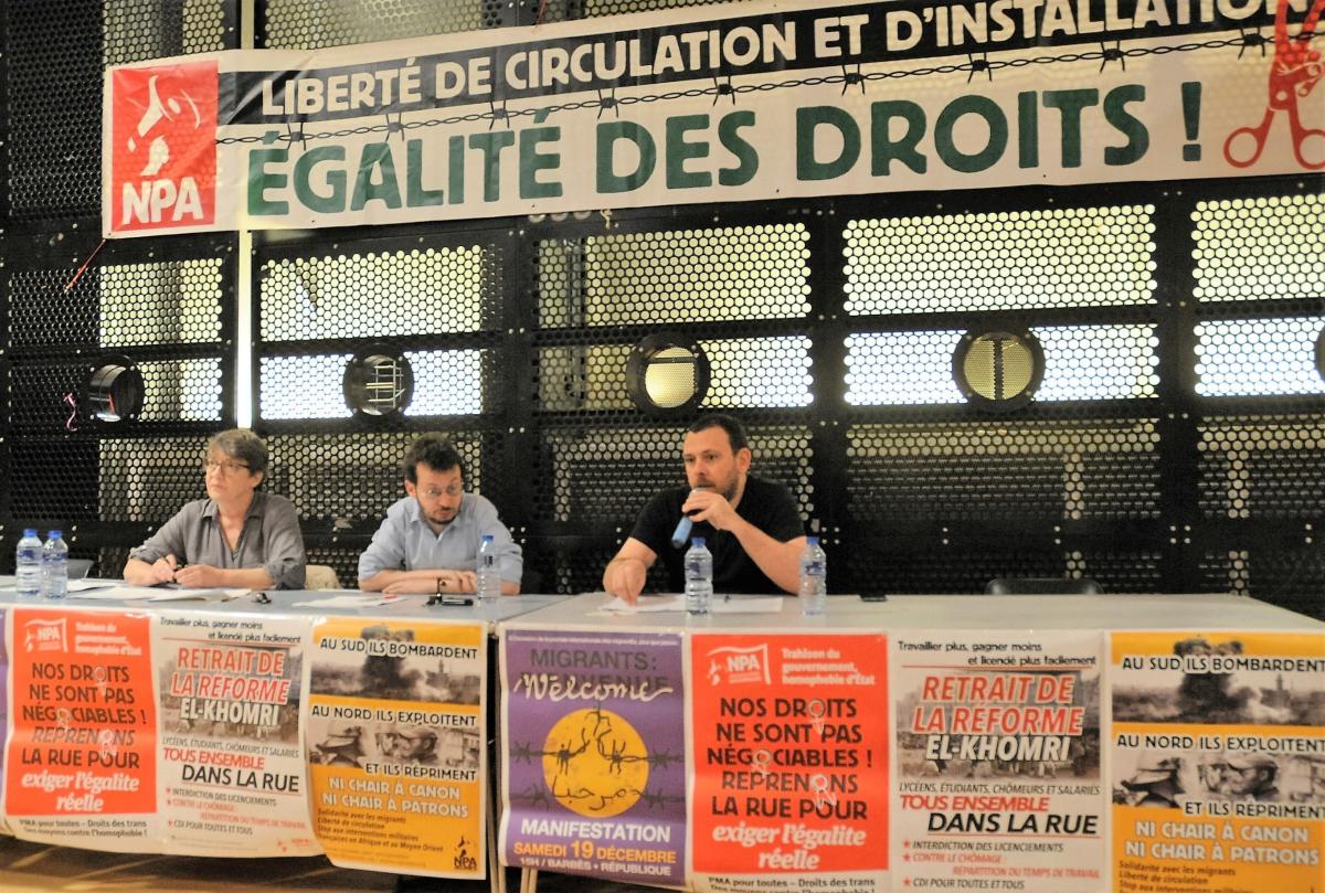 Tables ronde sur les migrants Intervention du camarade Grec de l'Unité Populaire Vangelis Goulas