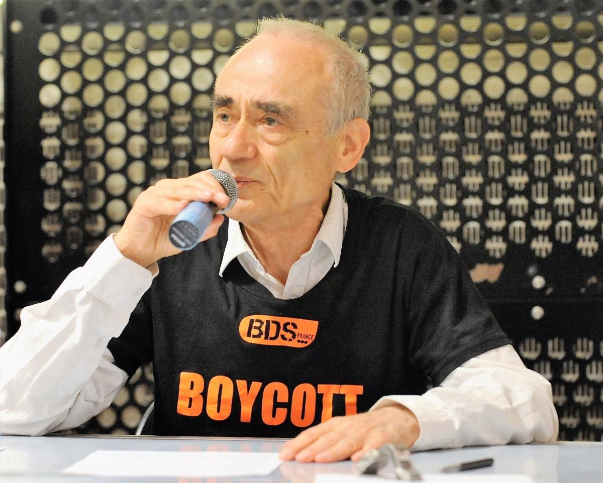 Jean-Guy Greilsamer (campagne BDS France UJFP) table ronde sur la répression et l'état d'urgence