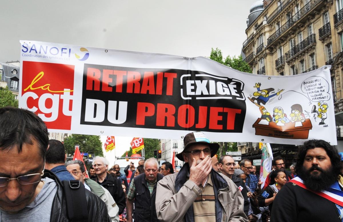 Retrait du projet de loi Syndicat Cgt coordination de Sanofi santé