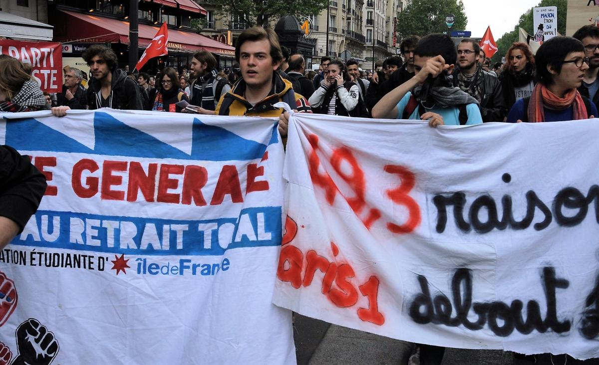 Manifestation contre la loi Travail et le 49.3