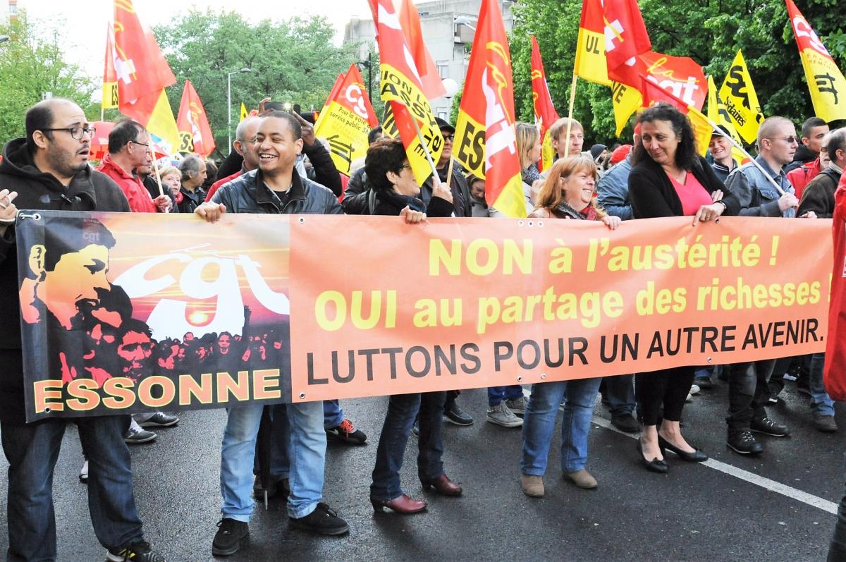Non à l'austérité oui au partage des richesses luttons pour un autre avenir Cgt Essonne