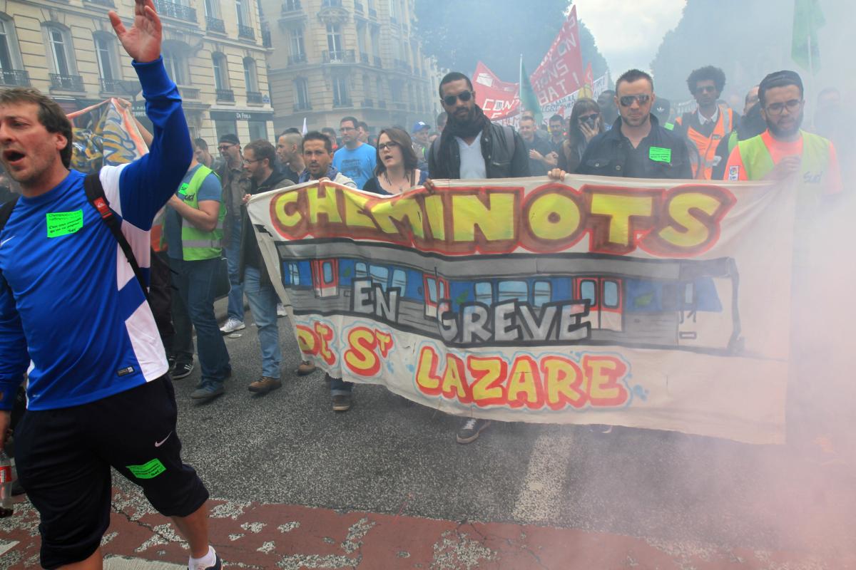 Cortège des cheminots