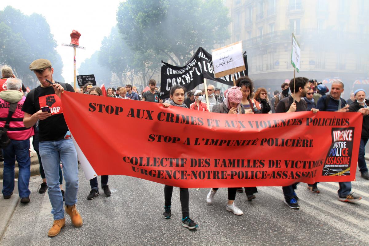 Cortège du collectif des familles victimes des violences policières