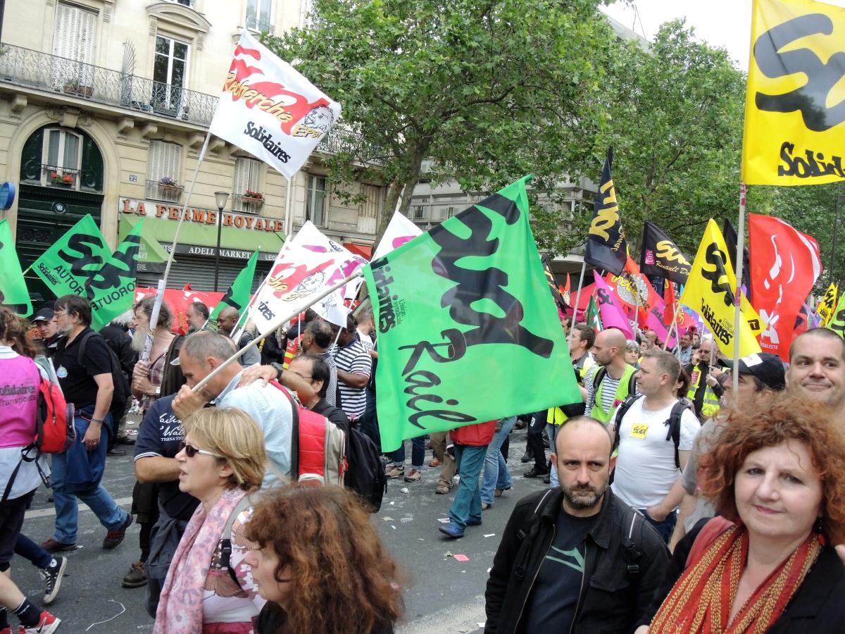Cortège de Solidaires