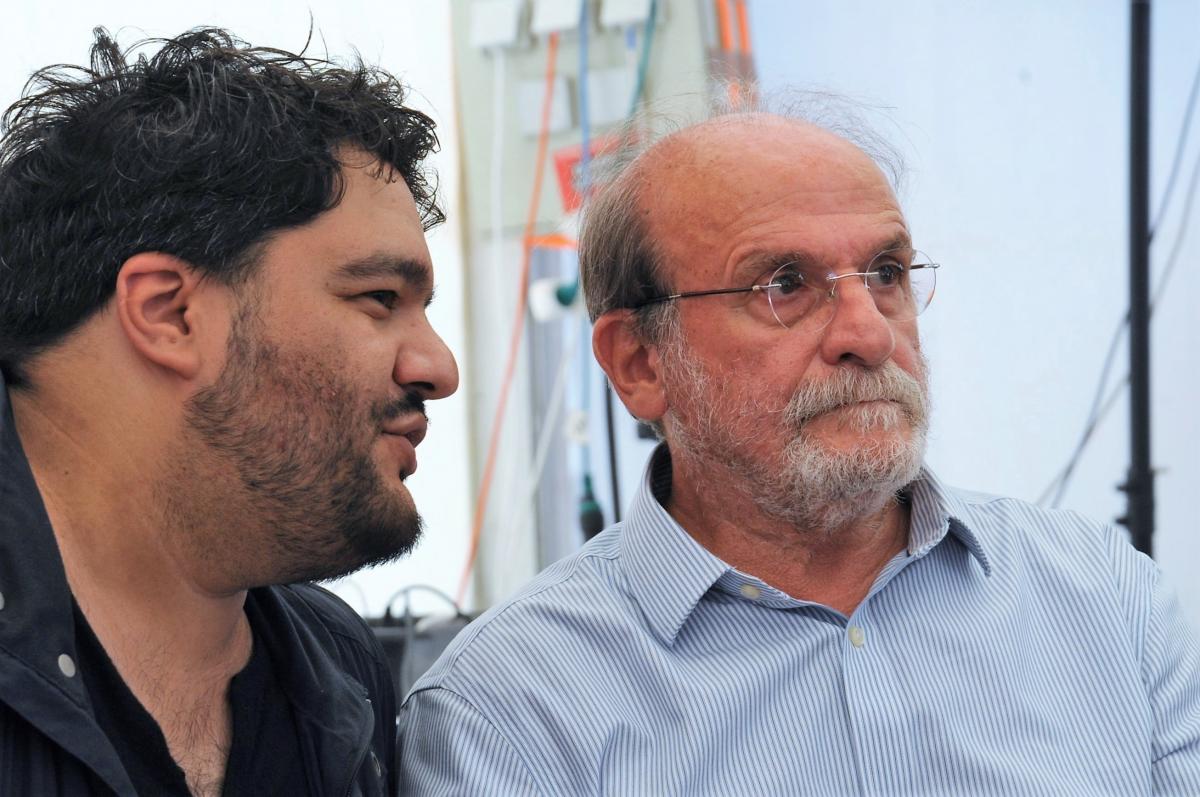 Yekbun, militant du CDK et Ertugrul Kurkçu député au Parlement turc de la région de Mersin pour le HDP Parti démocratique des peuples de Turquie