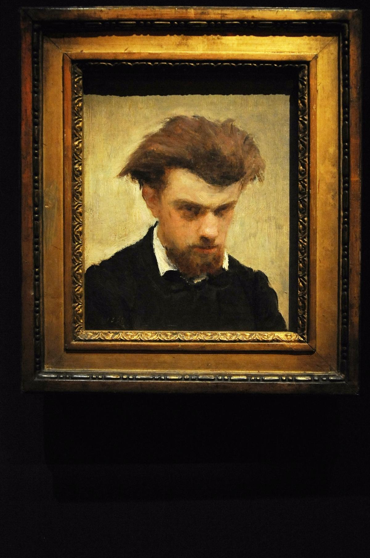 Hebdo N°354 Page 11 Culture Henri Fantin-Latour autoportrait 1861 huile sur toile 25,1x21,4cmWashington National gallery of Art