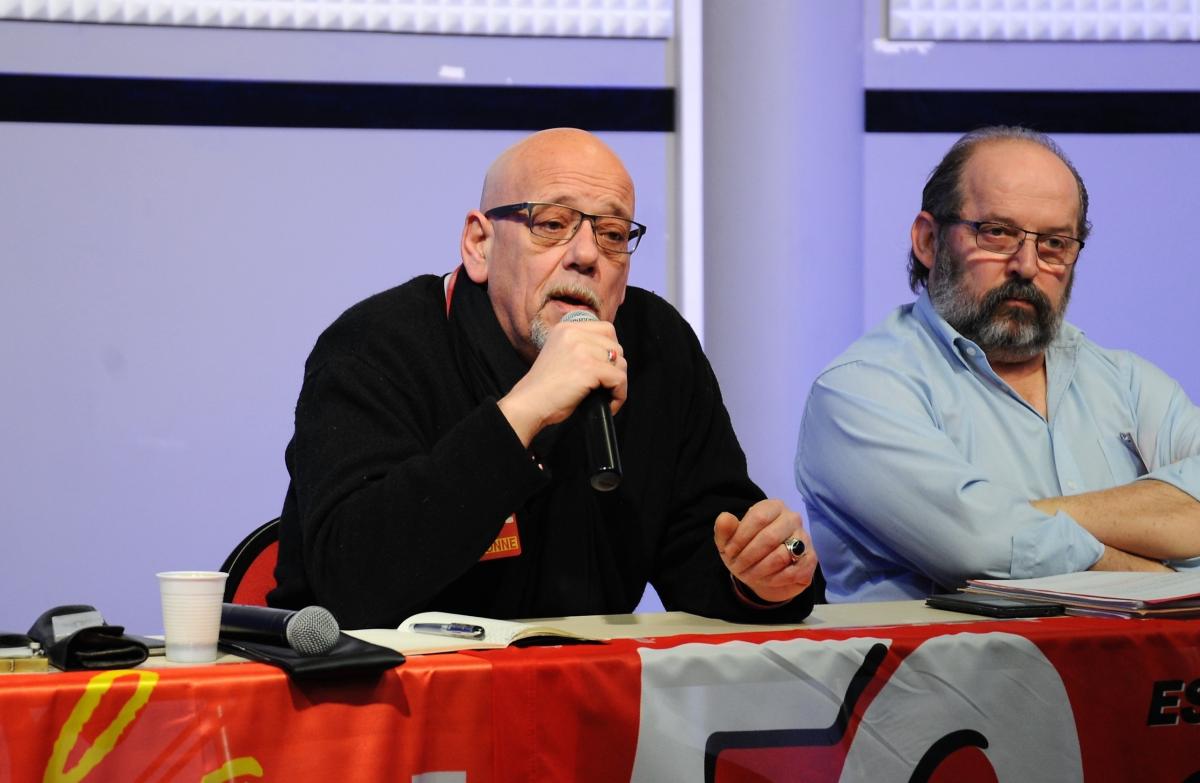 Olivier Champetier secrétaire de l'UD Cgt 91 agent EDF