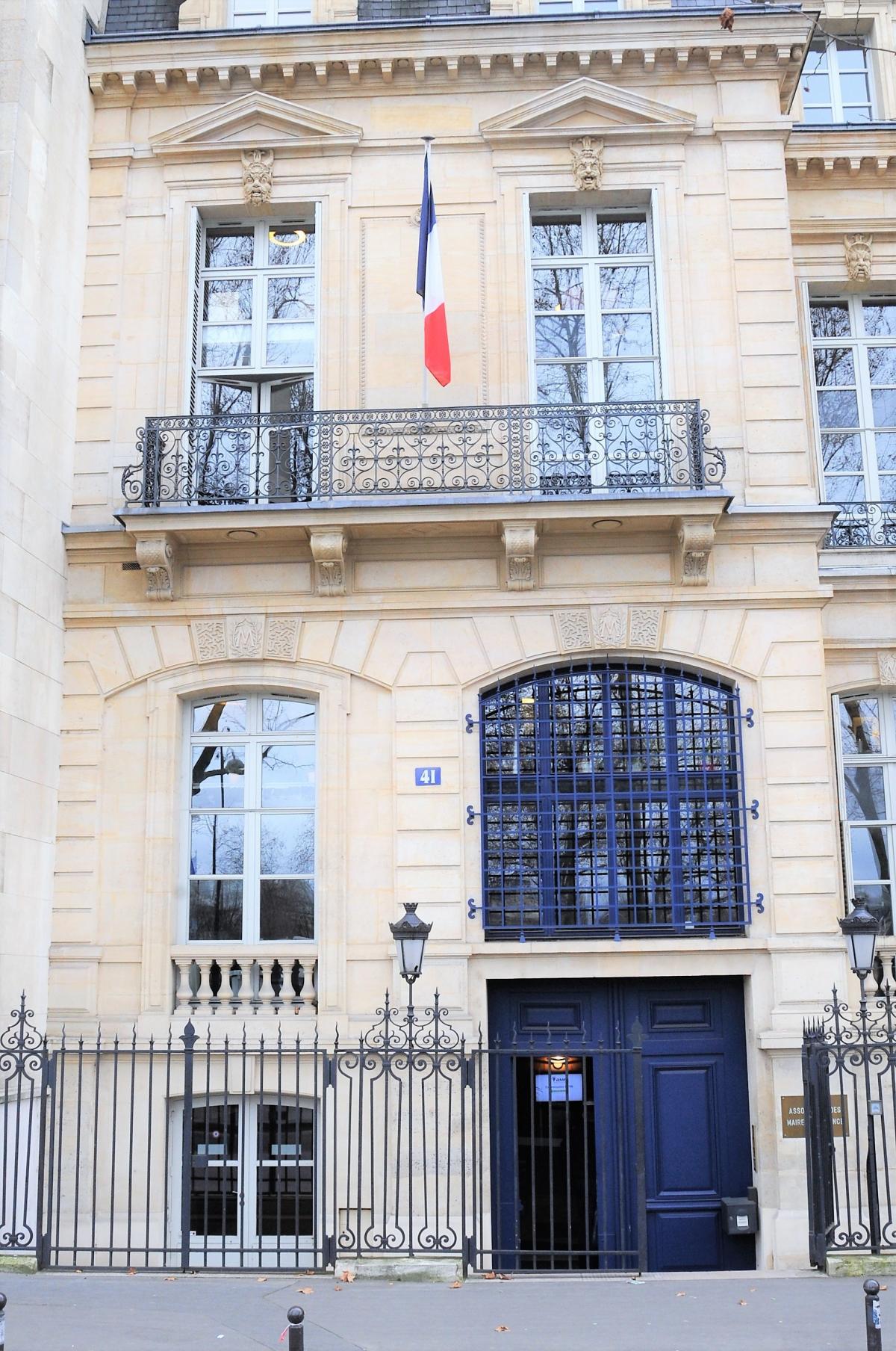 Siège de l'Association des Maires de France 41 Quai d'Orsay Paris 75017