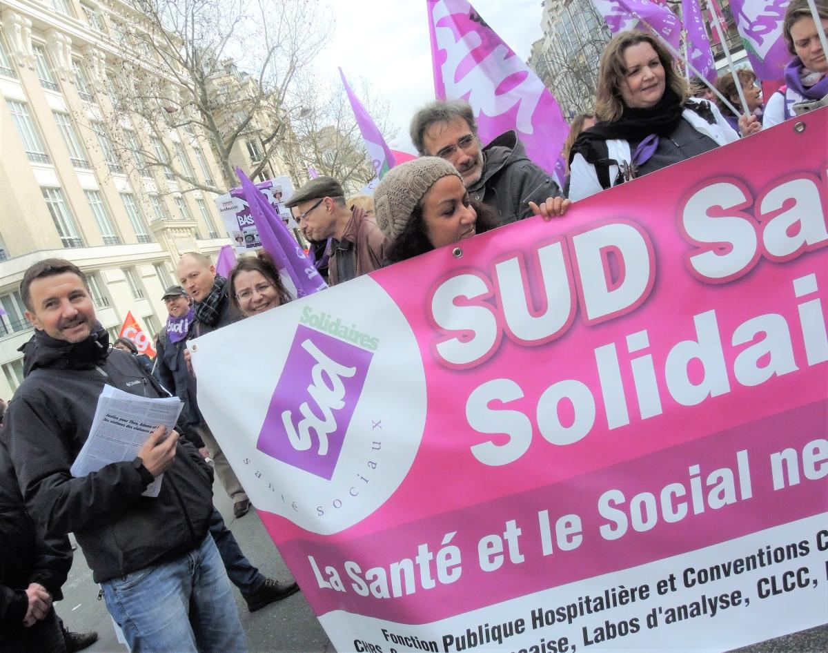 Olivier Besancenot à la Manifestation Nationale du secteur Santé-Sécu-Social