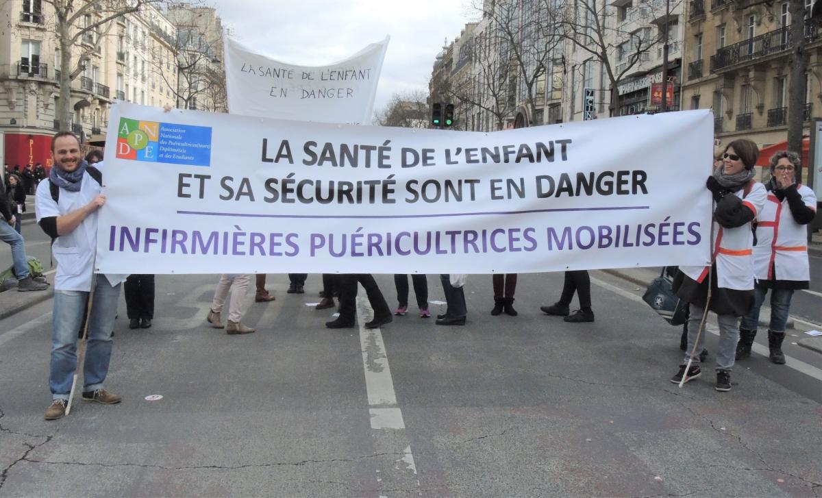 Infirmières Puéricultrices mobilisées