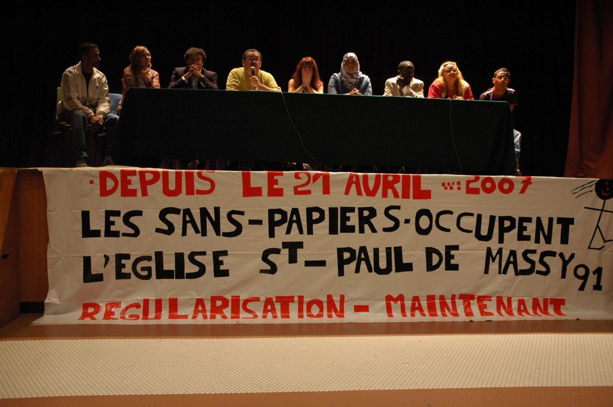 Assemblée Générale des sans-papiers de Massy 91 Essonne