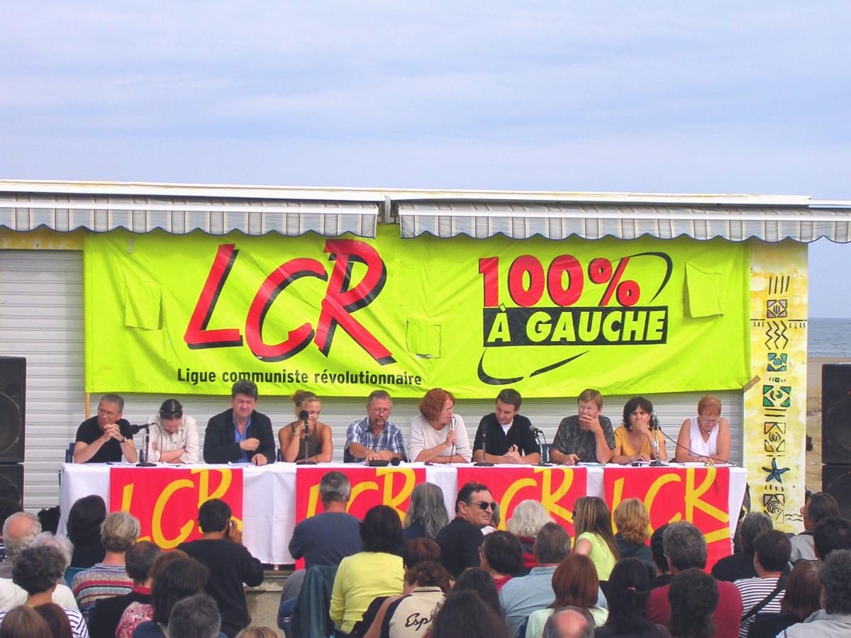 Meeting central de l'université d'été de la LCR en 2005