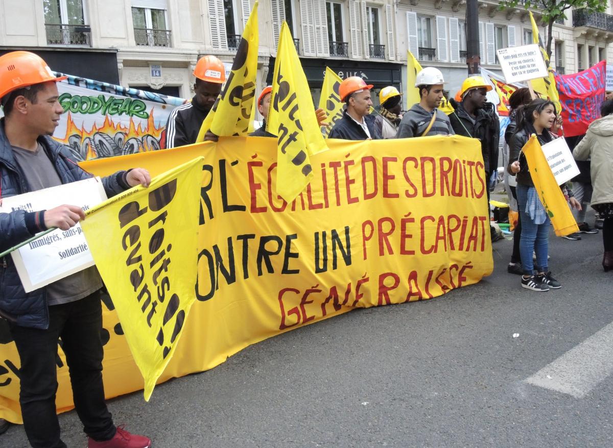 Association Droits devant! Manifestation du 1er Mai