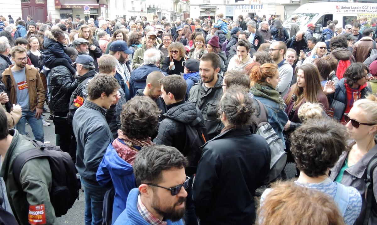 Manifestation du 1er Mai entre les deux tours des élections Présidentielles 2017