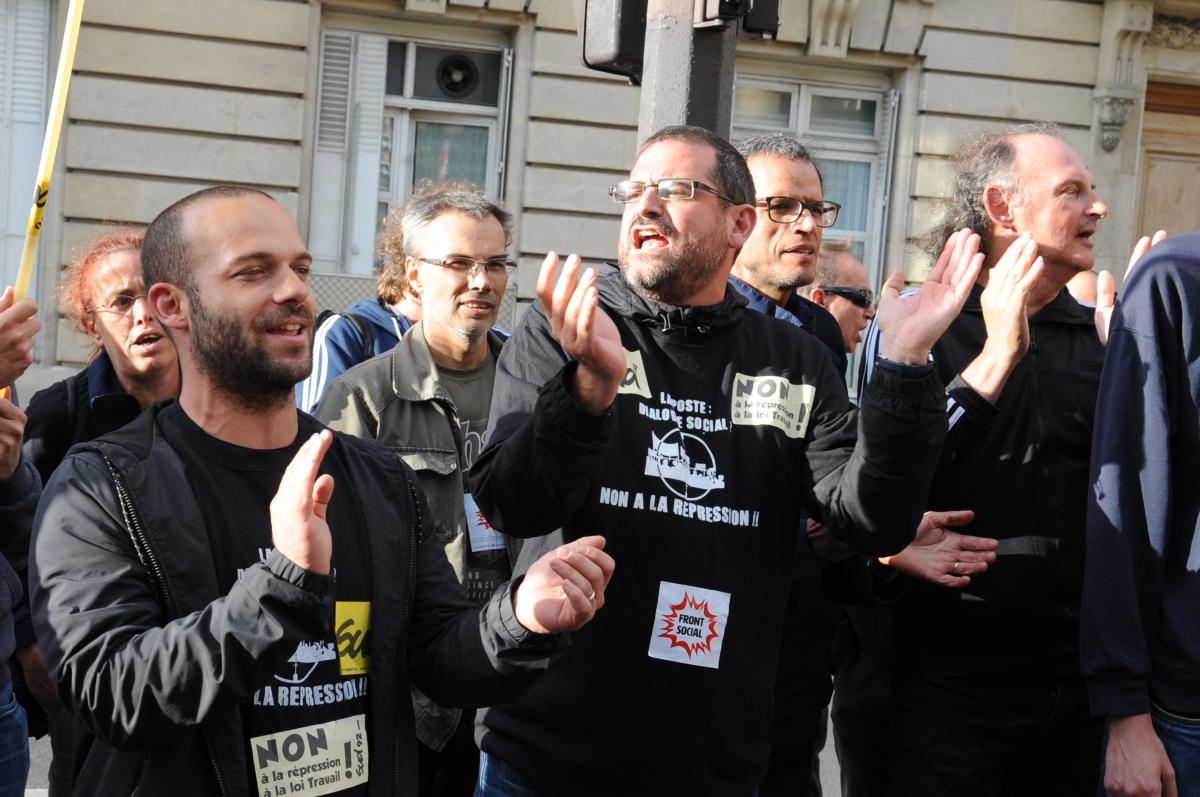 Xavier Chiarelli Sud Poste du 92 soutien à Gaël Quirante