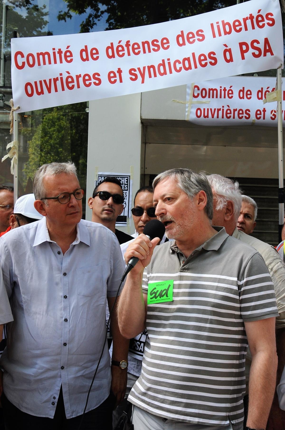 Intervention de l'Union Syndicale SUD du Groupe Renault (USSGR)