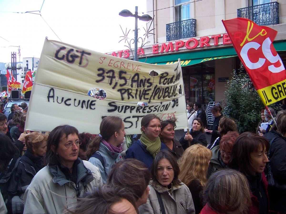 Grenoble Manif du 18 ocotbre 2007