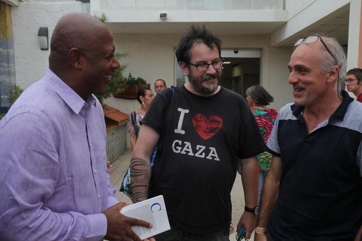 Raoul Peck et Philippe Poutou