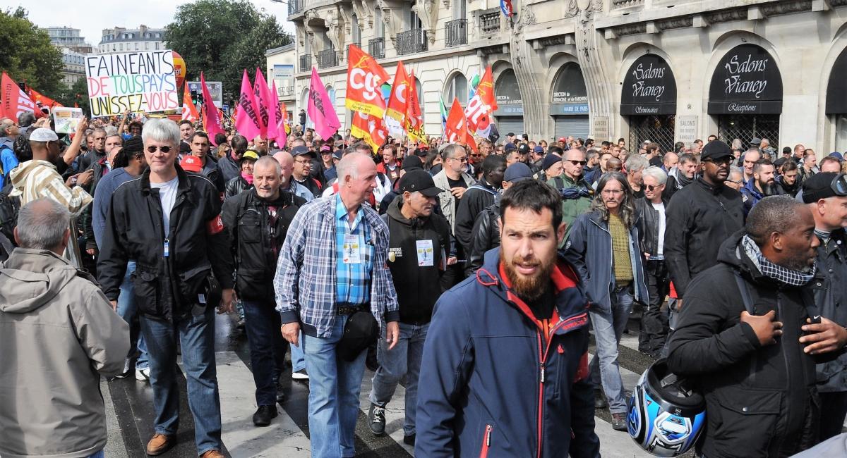 Carré de tête intersyndical contre la Réforme par ordonnances du Droit du Travail