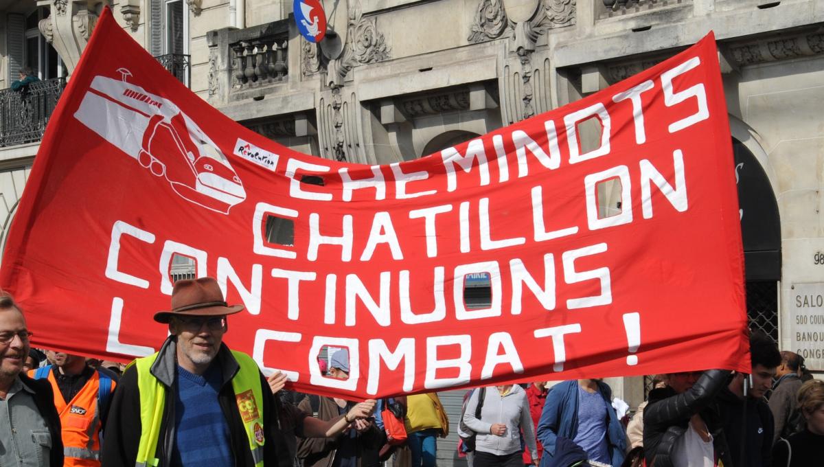 Banderole Cheminots