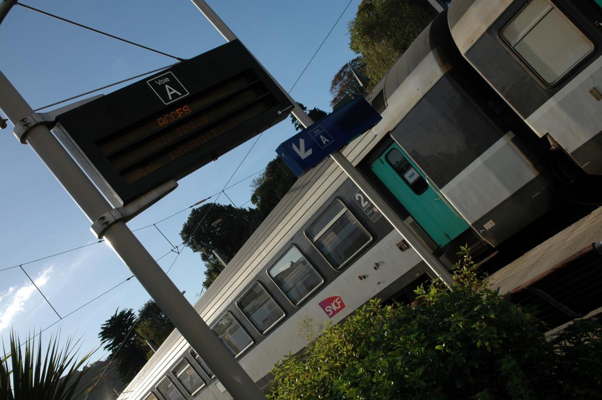 Train en gare