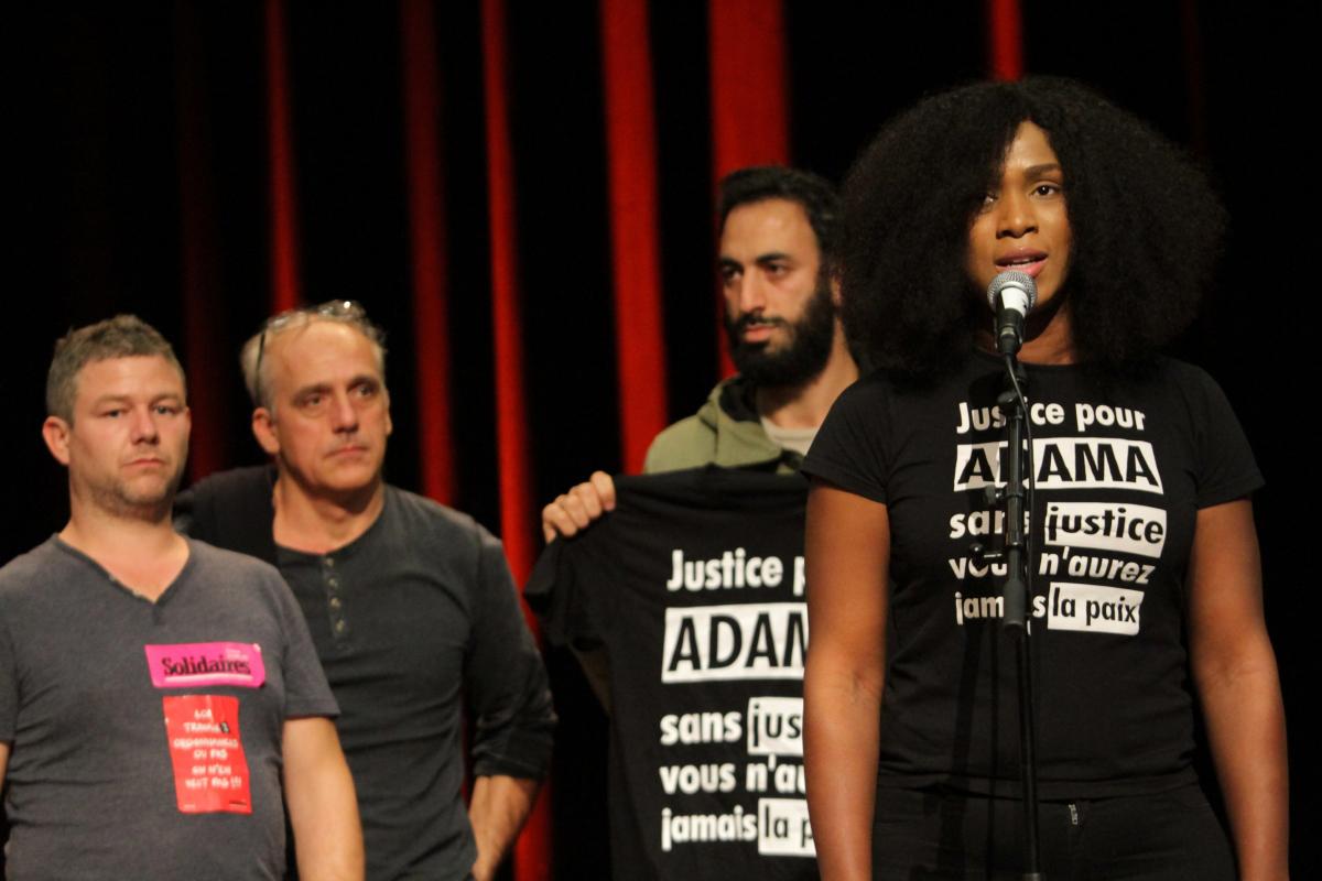 Intervention d'Assa Traoré