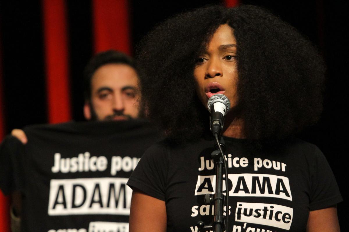 Intervention d'Assa Traoré