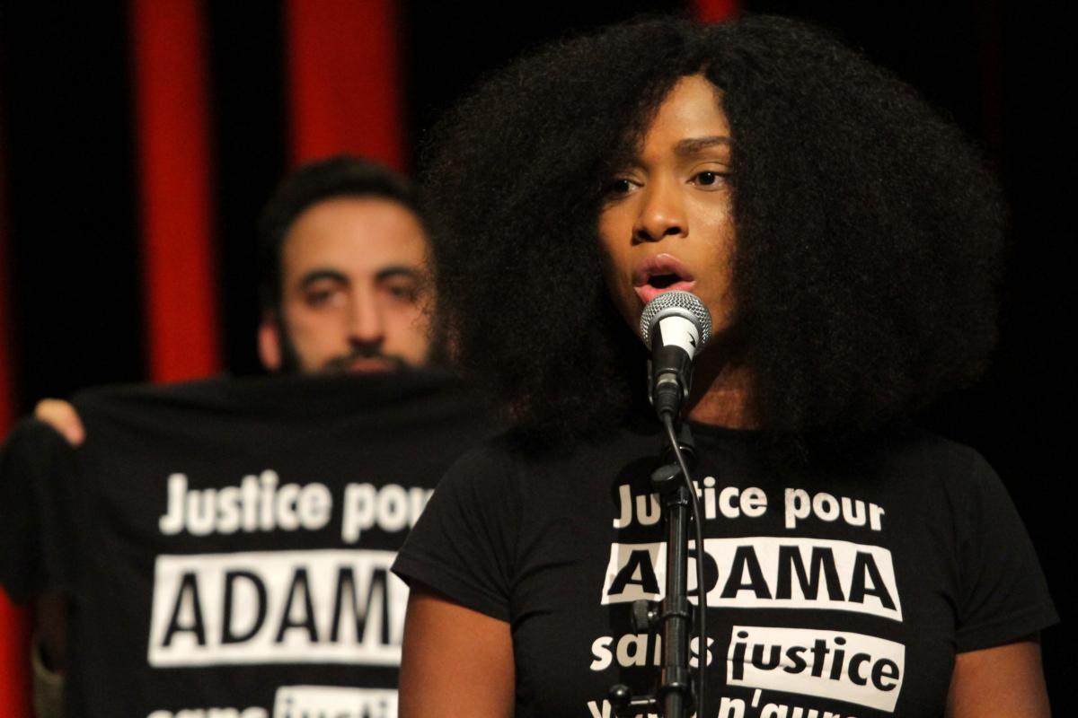 Intervention d'Assa Traoré