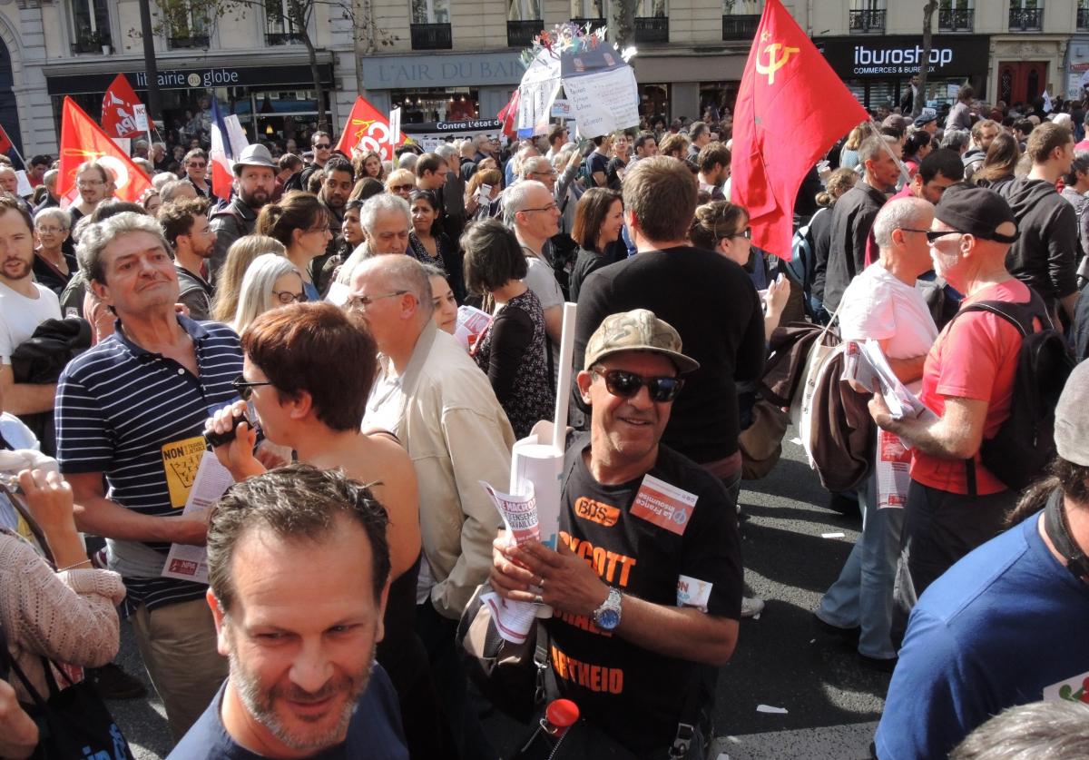 Manifestation de la France Insoumise